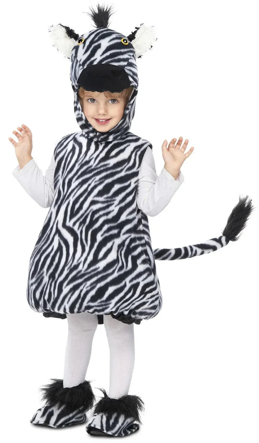 Disfraz de Cebra de Sabana de Peluche Infantil Cebra Viving